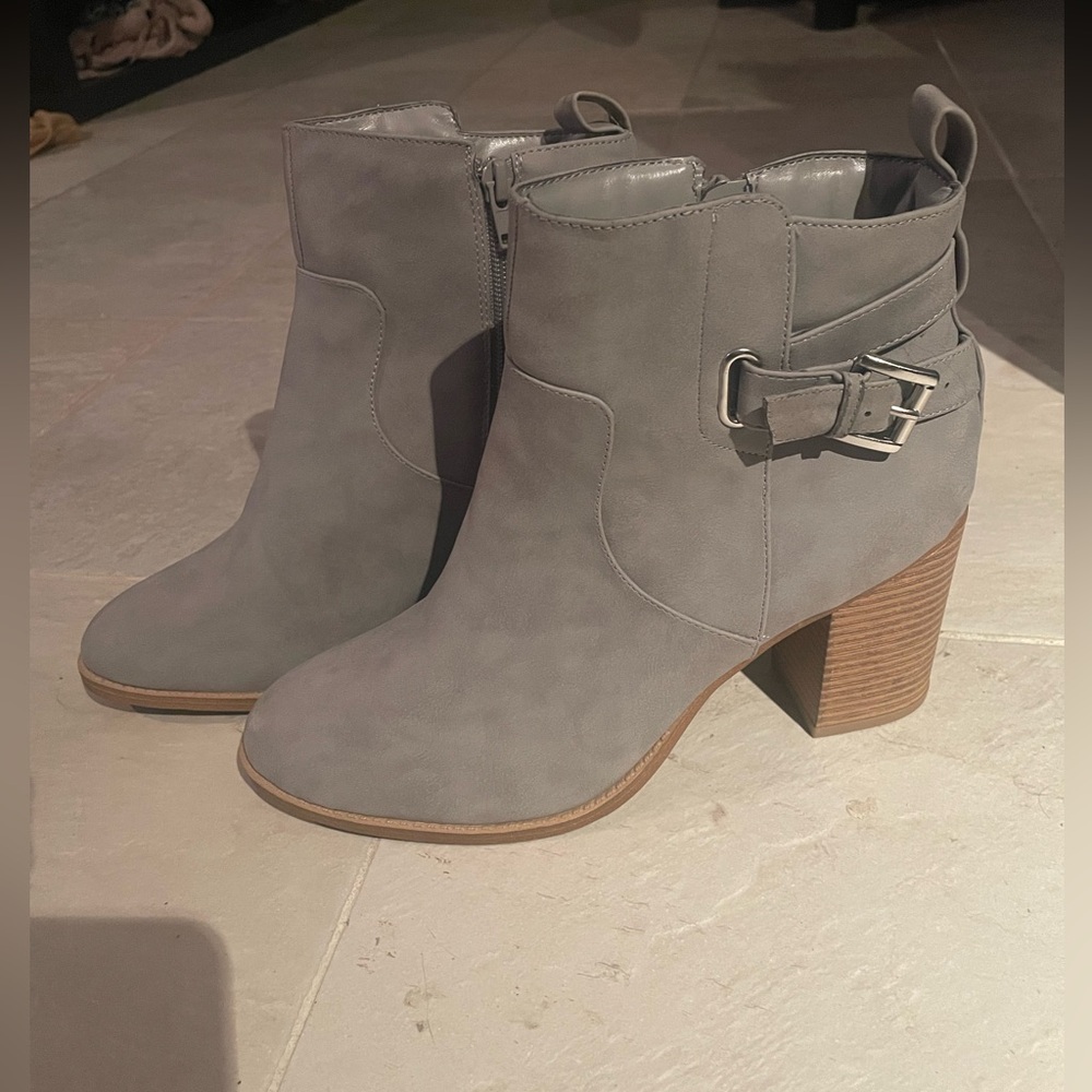 suede booties